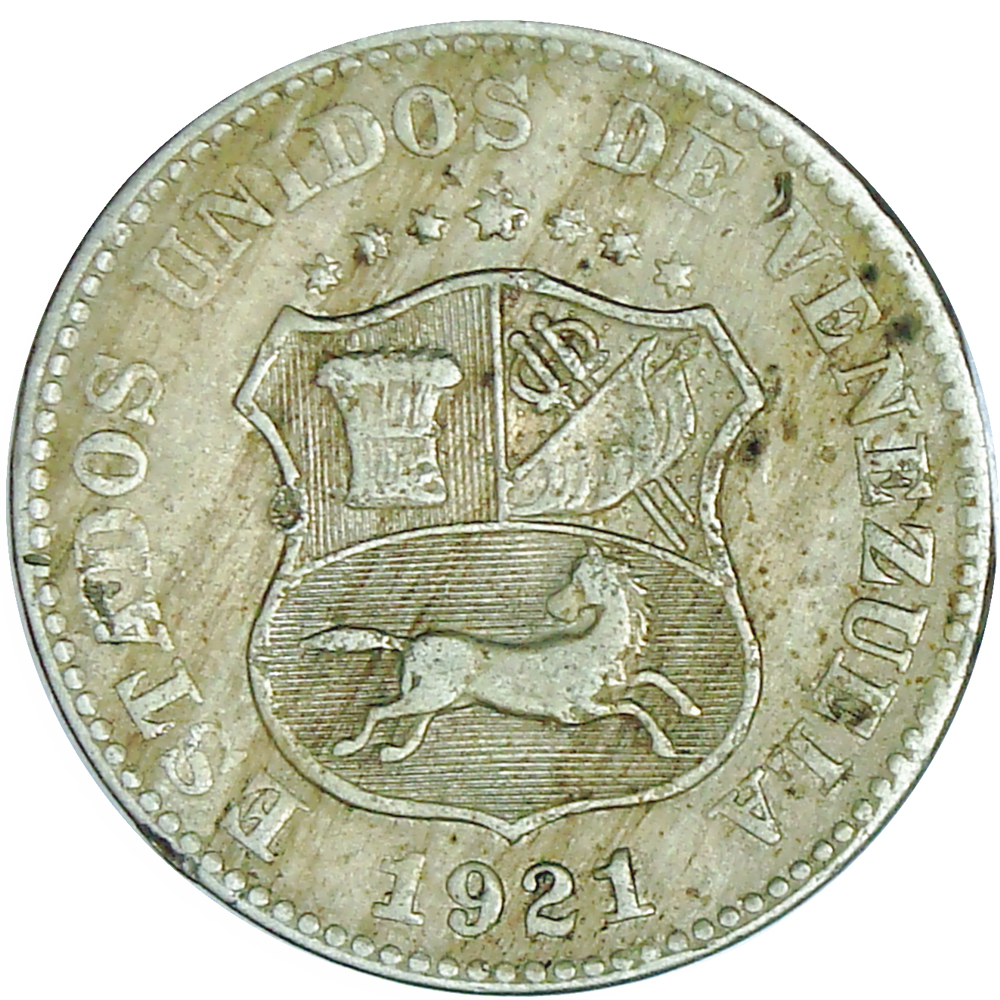 Moneda 5 Céntimos 1921 - Puya  - Numisfila