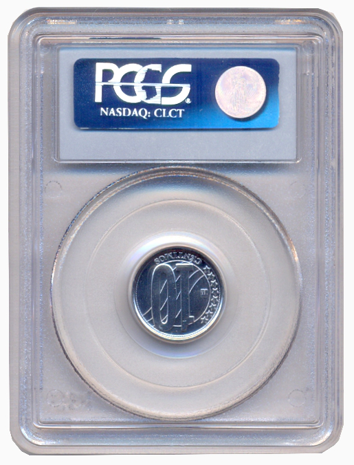 Moneda 10 Céntimos 2007 PCGS MS65 1er día de emisión - First Day of Issue  - Numisfila