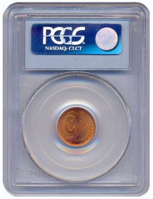 Moneda 5 Céntimos 2007 PCGS MS66RD 1er día de emisión - First Day of Issue  - Numisfila