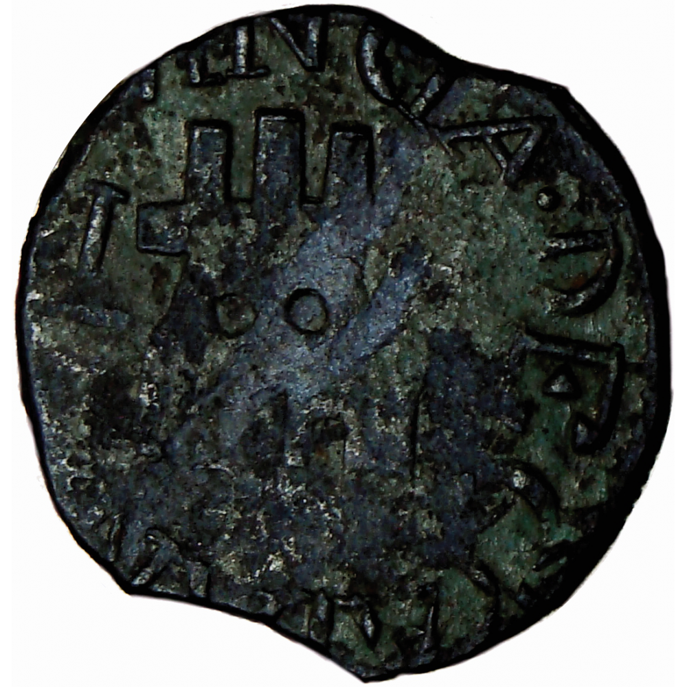 Moneda Guayana ½ Real 1816 Variante 6 Cerrado  - Numisfila