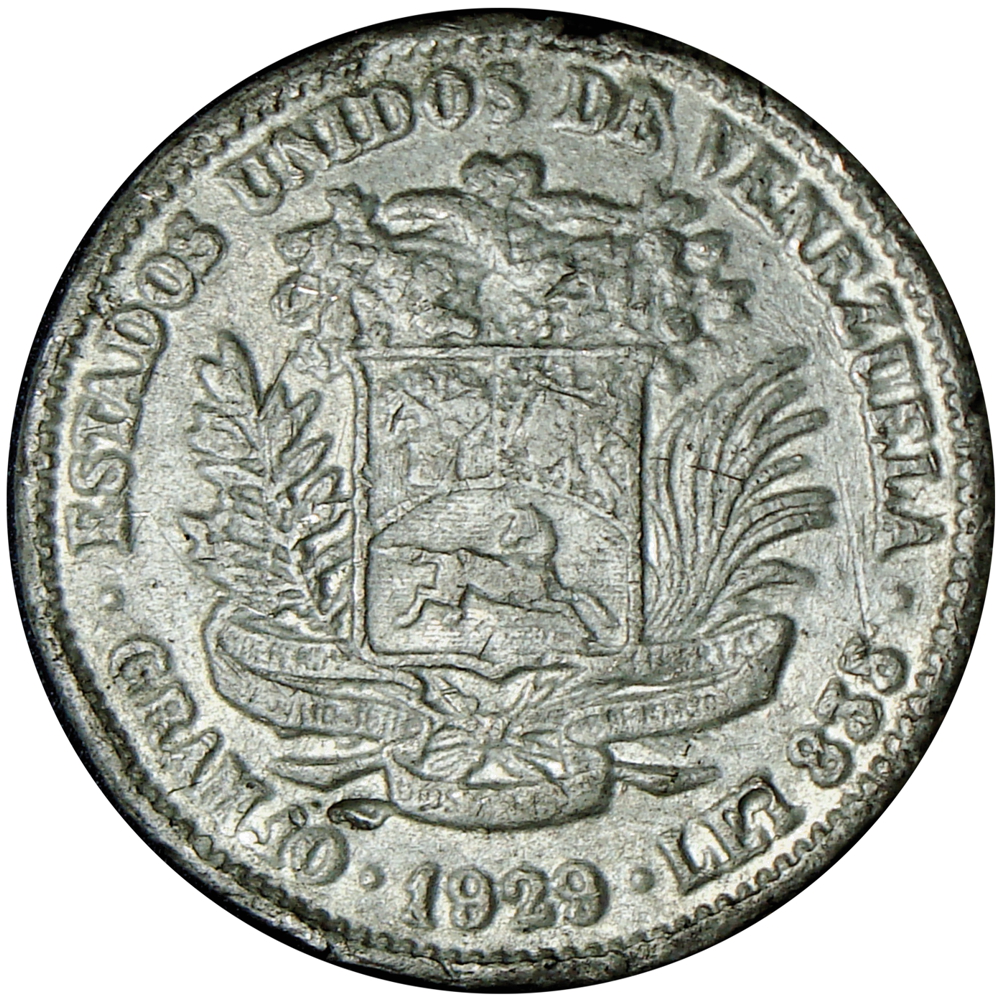 Replica Venezuela Moneda 2 Bolívares 1929   - Numisfila
