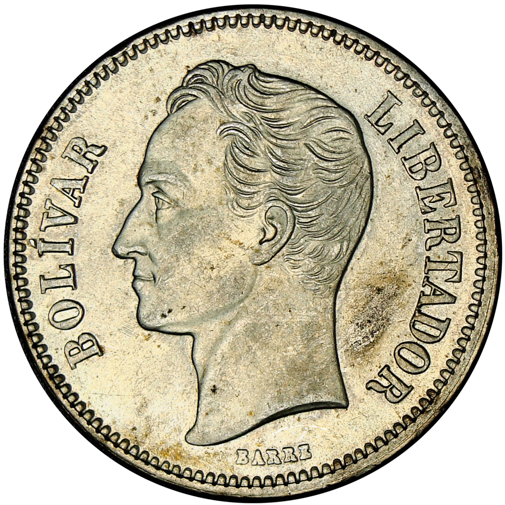 Venezuela Moneda 2 Bolívares de Plata 1936  - Numisfila