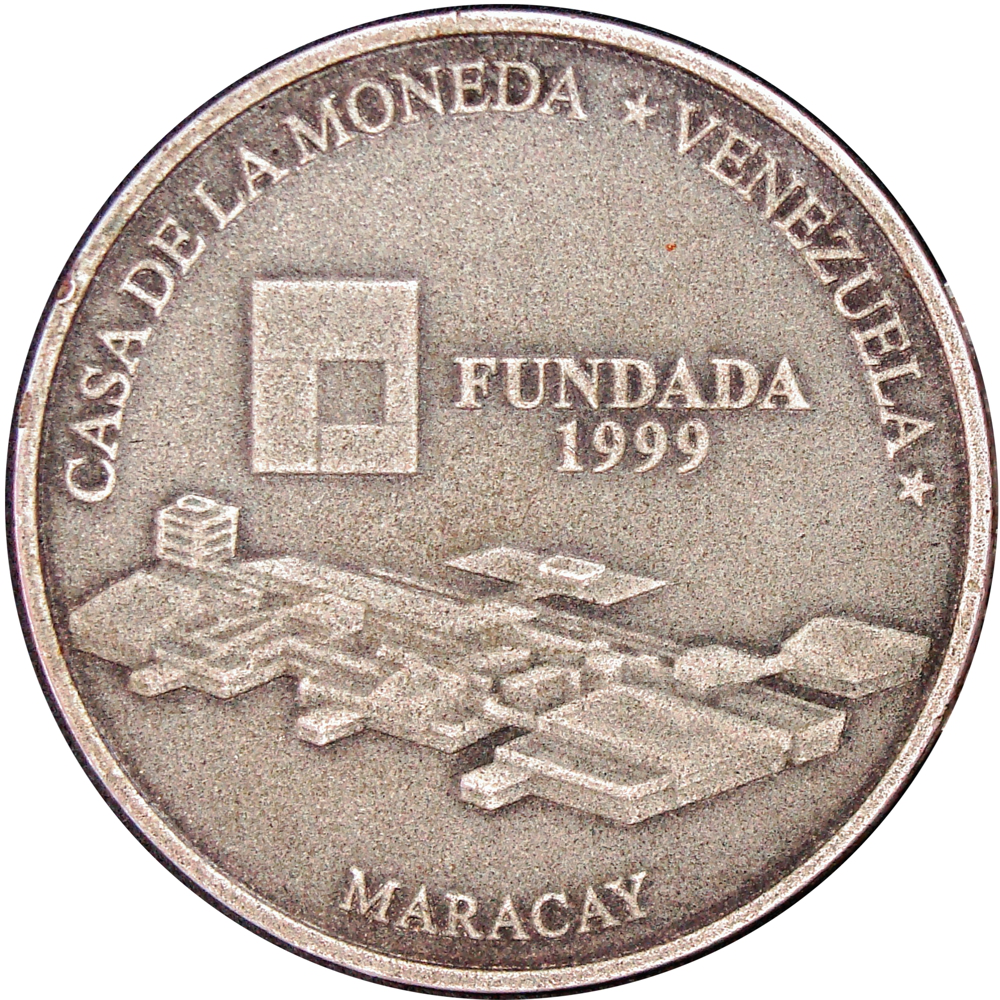 Moneda de Plata 6000 Bolívares 2001 Casa de la Moneda de Maracay - Numisfila