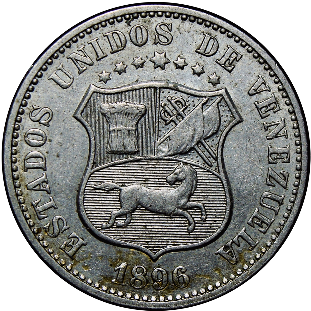 Moneda Venezuela 12½ Céntimos - Locha 1896 - Numisfila