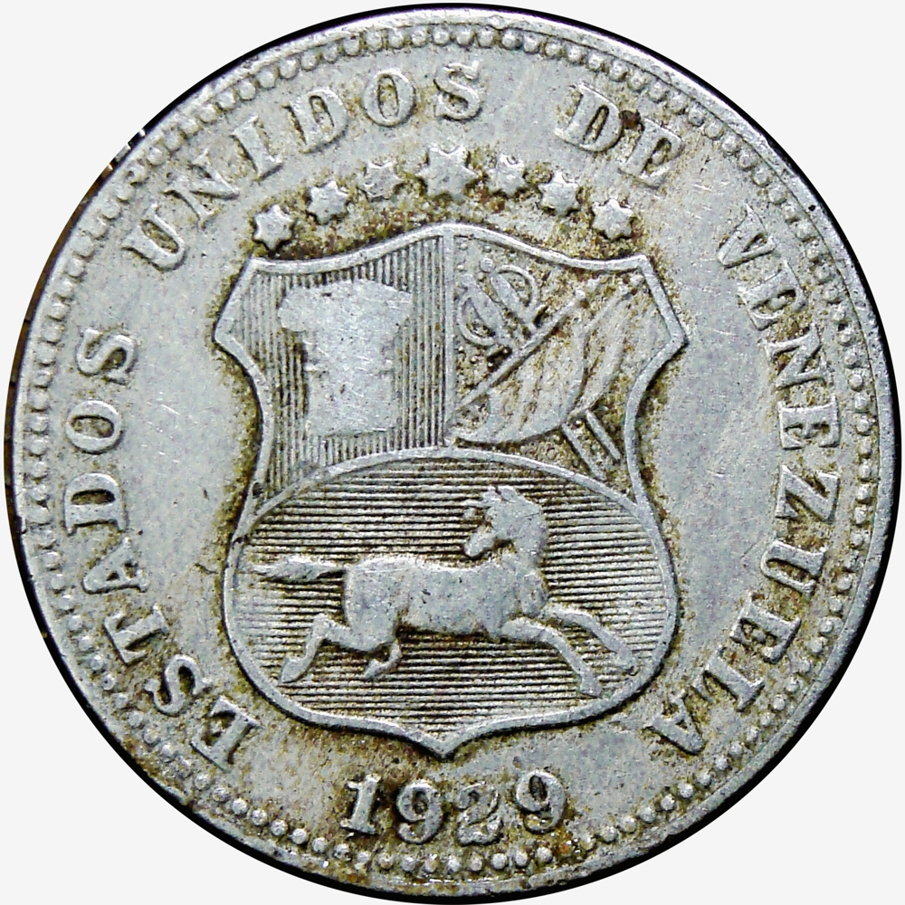Venezuela Moneda 12½ Céntimos - Locha 1929 - Numisfila