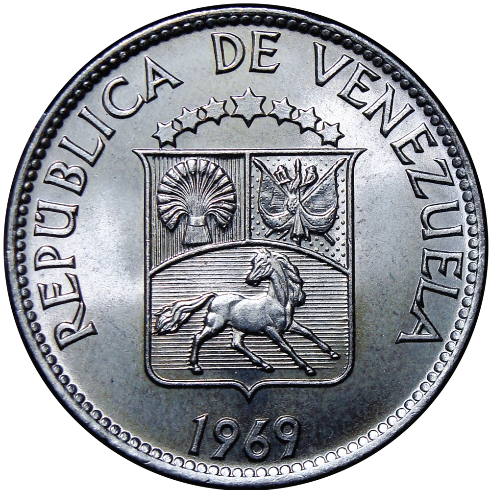 Locha Moneda 12½ Céntimos 1969 Estrella Plana y mate, Rama izquierda nervio continuo - Numisfila