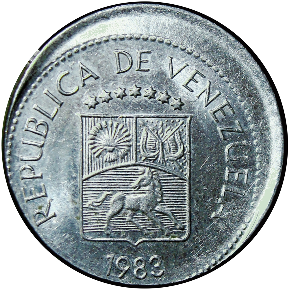 Error Moneda 5 Céntimos - Puya 1983 Falla Acuñación Desplazada - Numisfila