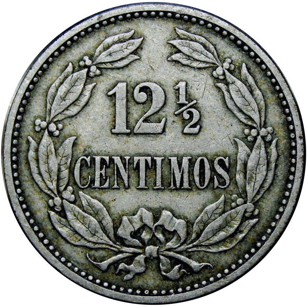 Moneda Venezuela 12½ Céntimos - Locha 1896   - Numisfila