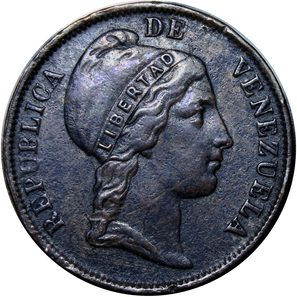 Moneda Centavo Monaguero 1852 Libertad No Heaton 30.5 mm - Numisfila