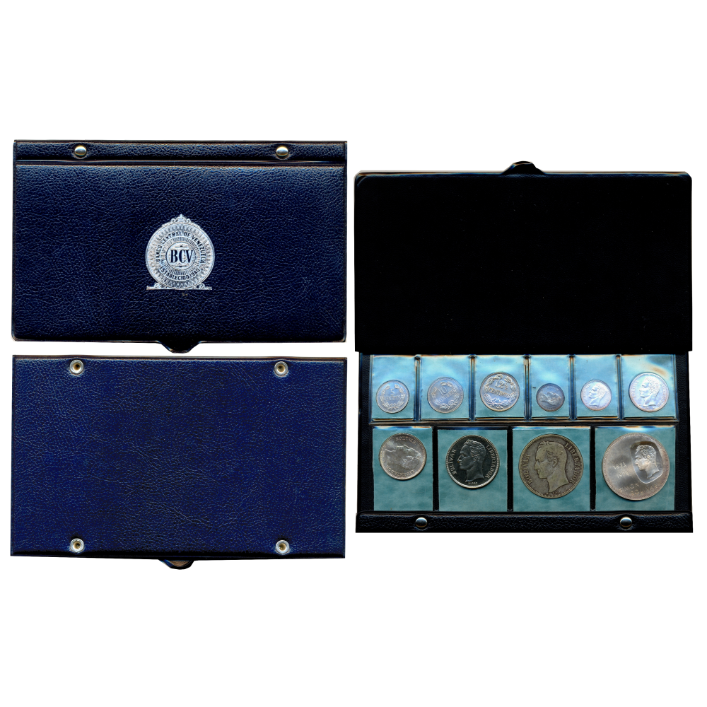 BCV Souvenir 10 Monedas de Venezuela 1936 – 1977  - Numisfila