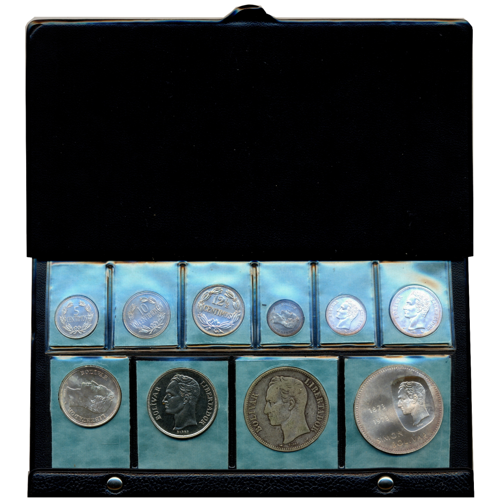 BCV Souvenir 10 Monedas de Venezuela 1936 – 1977  - Numisfila