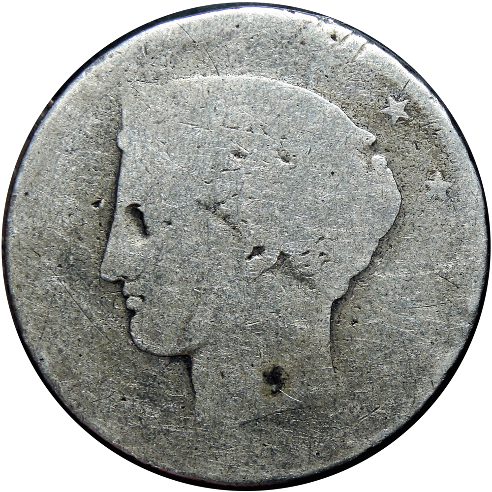 Venezuela Moneda 50 Centavos 1858 - 5 Reales Libertad  - Numisfila