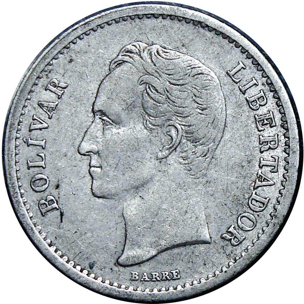 Escasa Moneda 25 Céntimos 1903 ¼ Bolívar - Medio  - Numisfila