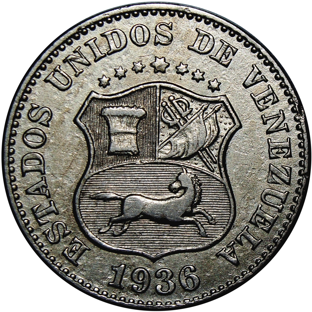 Venezuela Puya Moneda 5 Céntimos 1936 - Numisfila