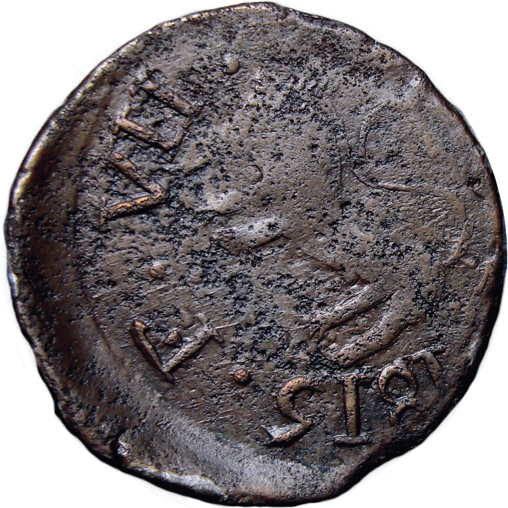 Provincia Guayana Moneda ½ Real 1815 Variante 5 Inclinado Amplía Rebaba - Numisfila