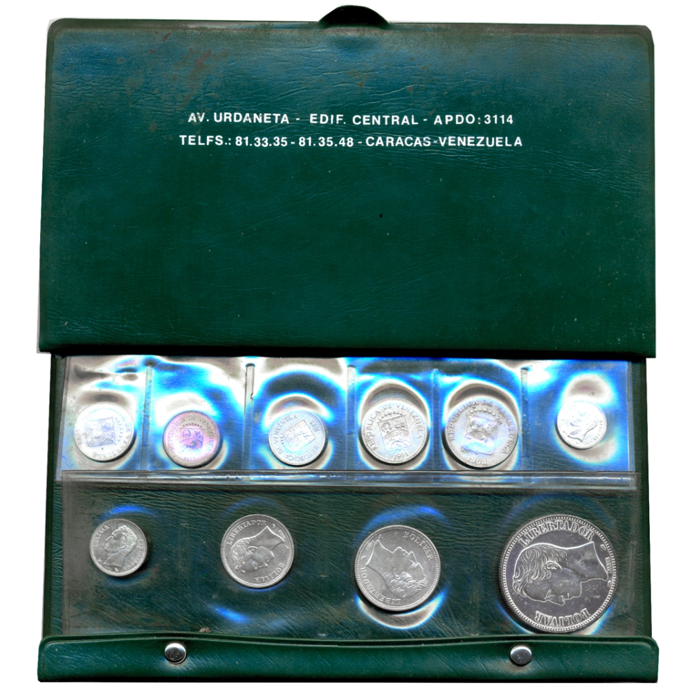 Souvenir 10 Monedas de Venezuela 1912 – 1983 Filven - Numisfila