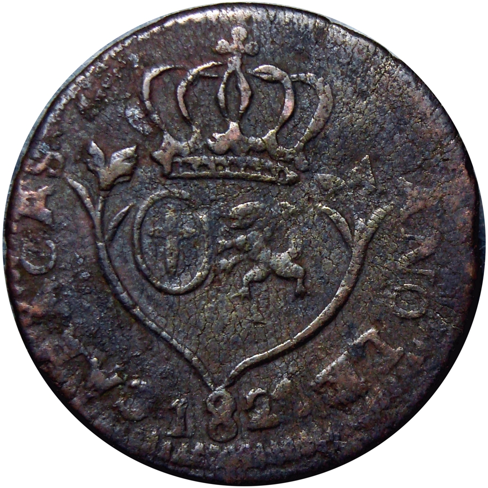 Provincia Caracas Moneda ¼ Real - Cuartillo 1821 - Numisfila