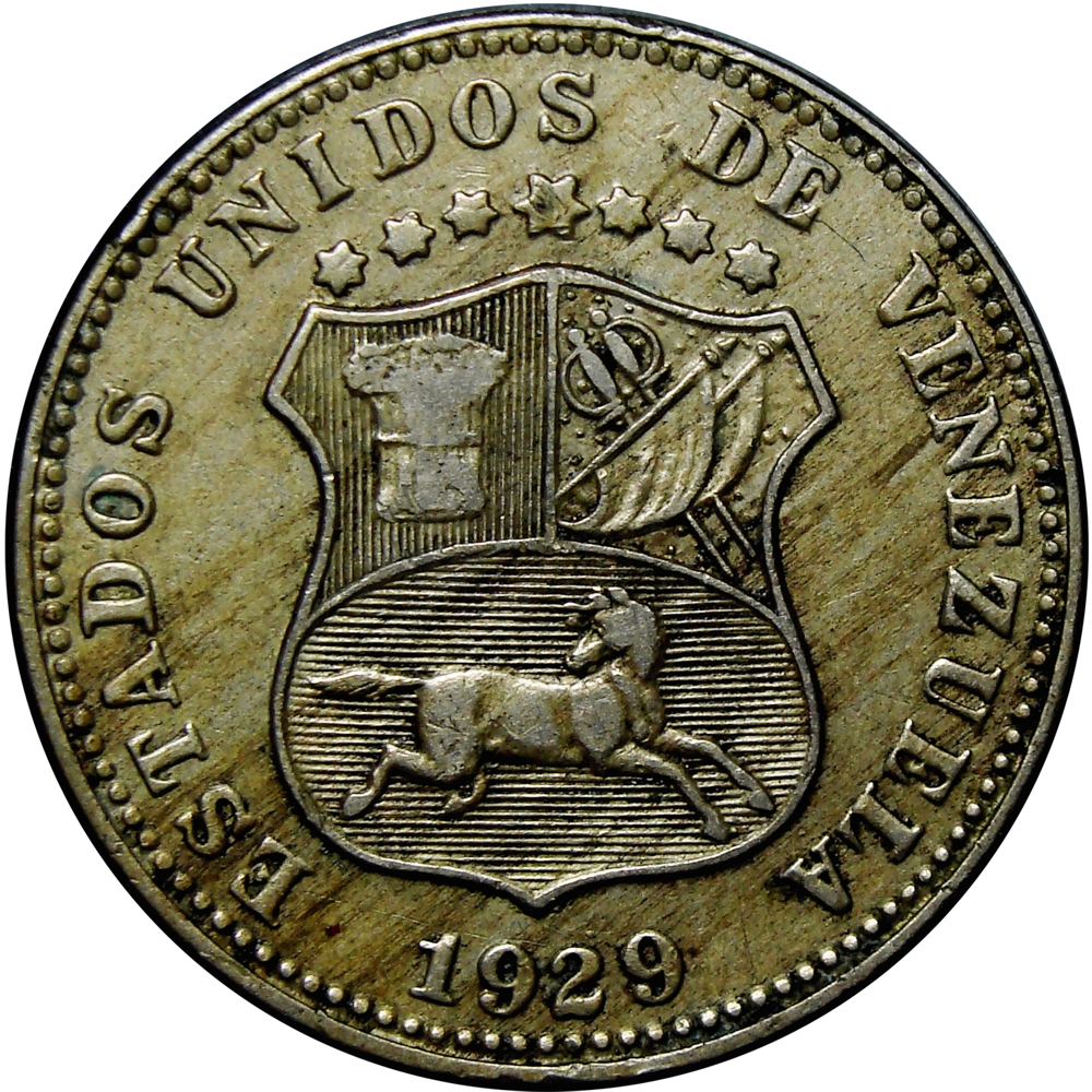 Venezuela Moneda 12½ Céntimos - Locha 1929 - Numisfila