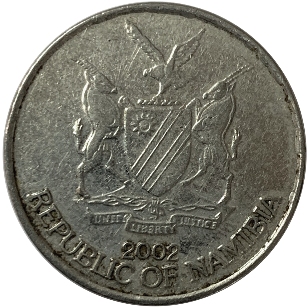 Moneda Namibia 10 Cents 1998 - 2000  - Numisfila