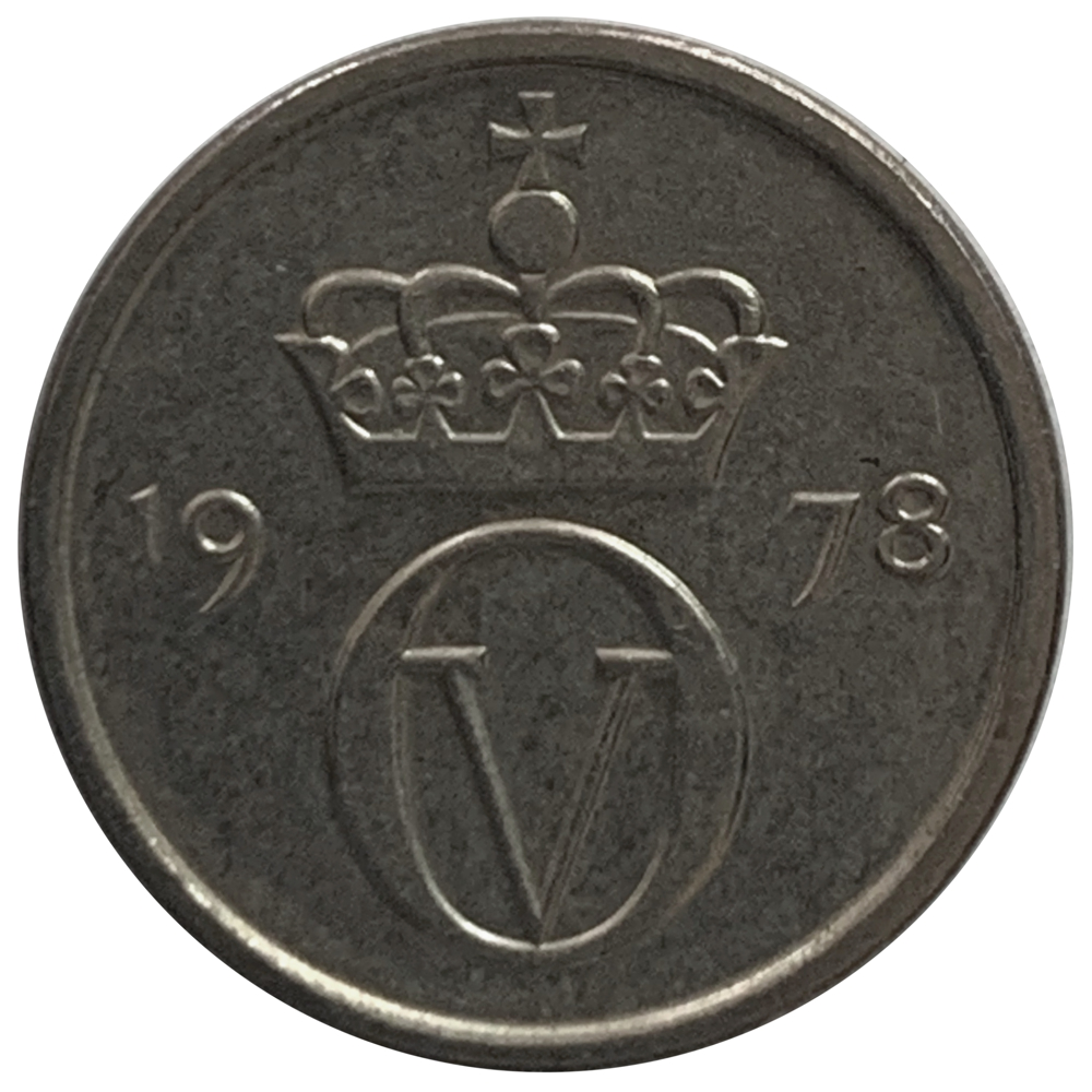 Moneda Noruega 10 Ore 1976 - 78  - Numisfila
