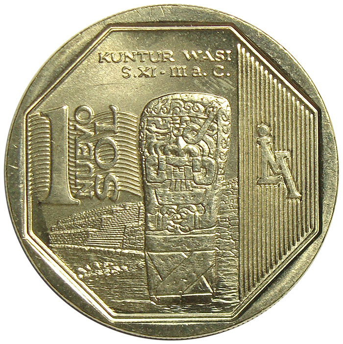 Moneda Peru 1 Nuevo Sol de 2012 Kuntur Wasi  - Numisfila