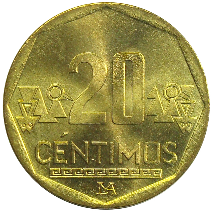 Moneda Peru 20 Centimos 2001-2009  - Numisfila