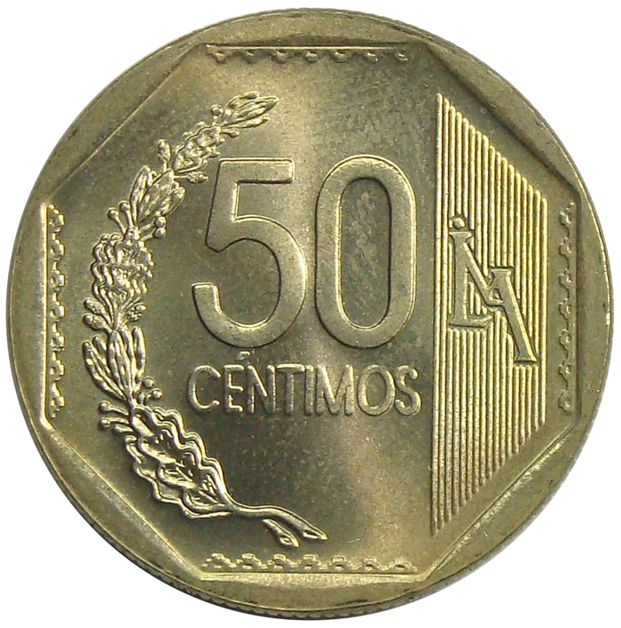 Moneda Peru 50 Centimos 2001-2009  - Numisfila