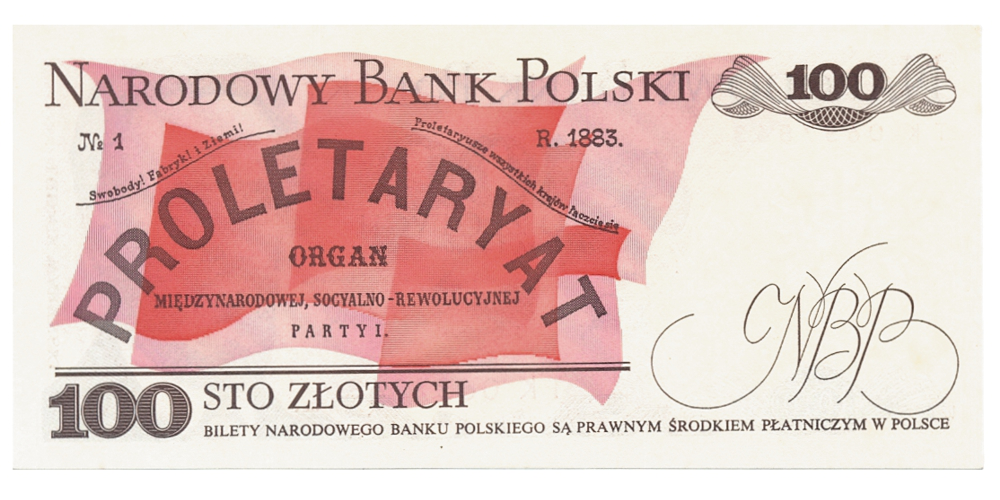 Billete Polonia 100 Zlotych 1988  - Numisfila