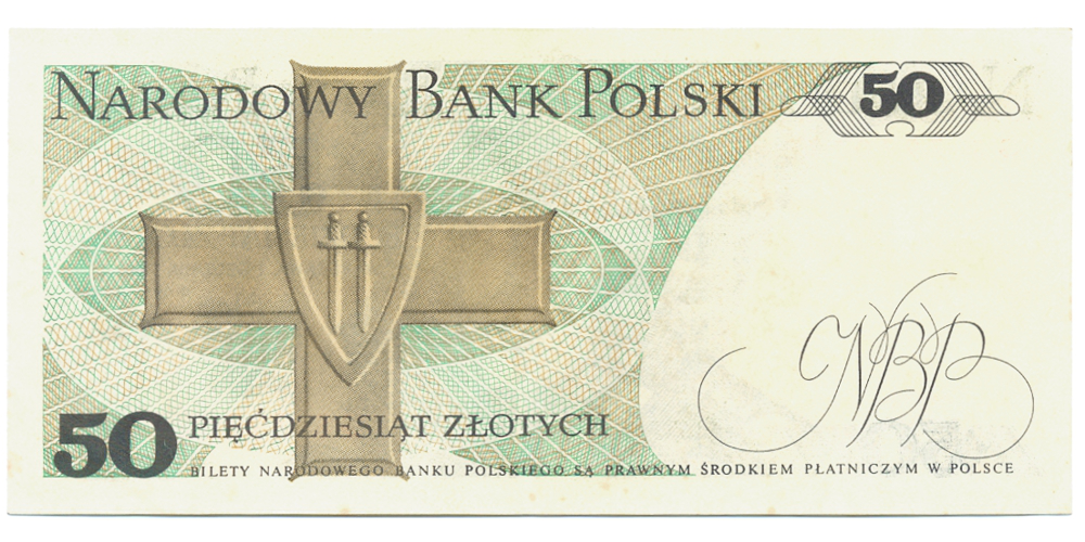 Billete Polonia 50 Zlotych 1988  - Numisfila