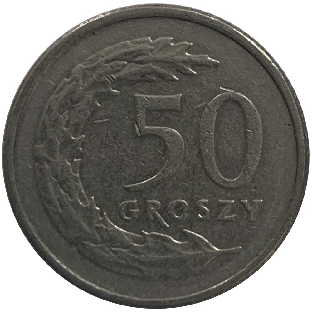 Moneda Polonia 50 Groszy 1992  - Numisfila