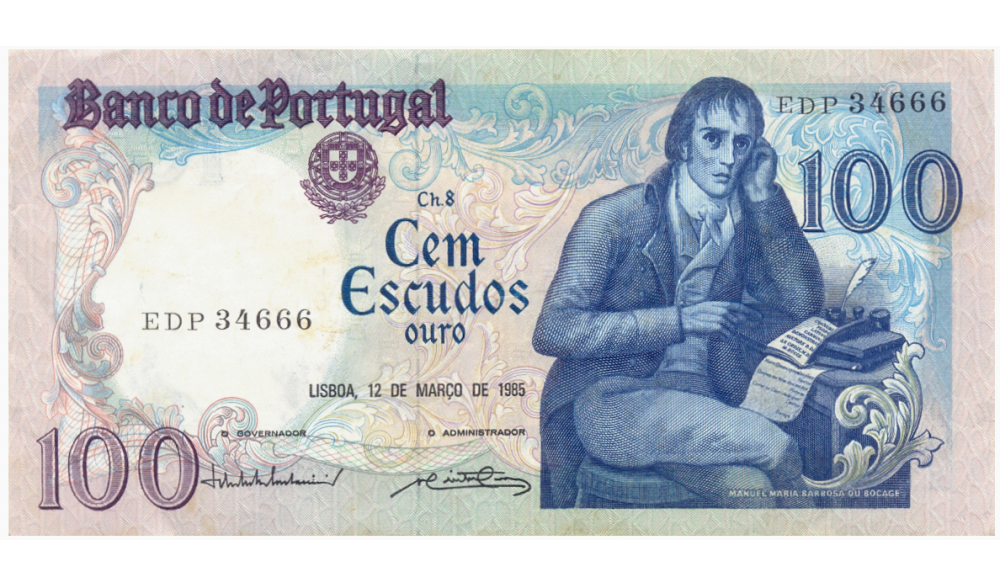 Billete Portugal 100 Escudos Oro 1985 - Numisfila