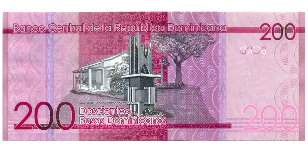 Billete República Dominicana 200 Pesos 2024 - Las Hermanas Mirabal   - Numisfila