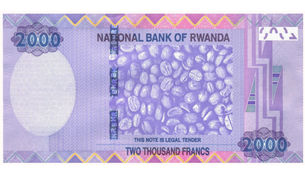 Billete Ruanda 2000 Francs 2014   - Numisfila
