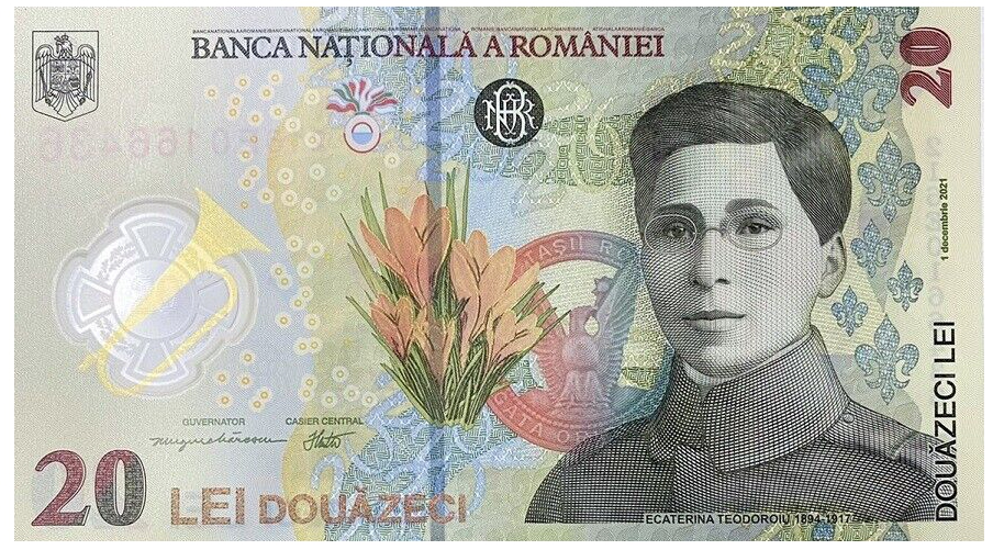 Billete Plástico Rumania 20 Lei 2021 - Numisfila