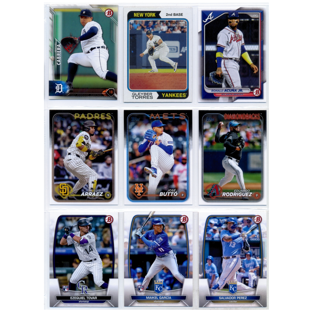 Set 9 Barajitas Jugadores Venezolanos Campeones del Clasico Mundial de Beisbol 2026  - Numisfila