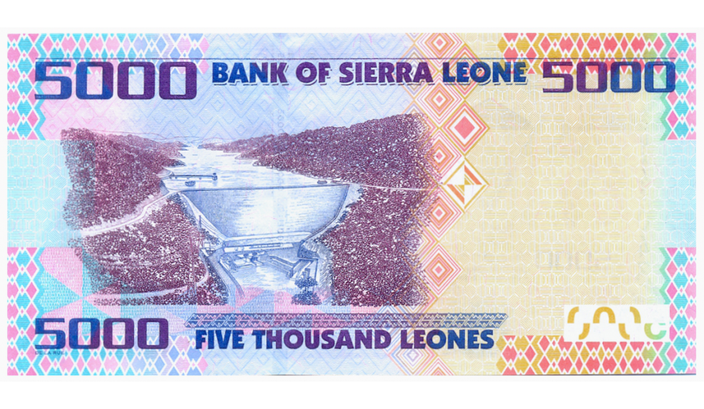 Billete Sierra Leona 5000 Leones 2013  Sengbe Pieh   - Numisfila