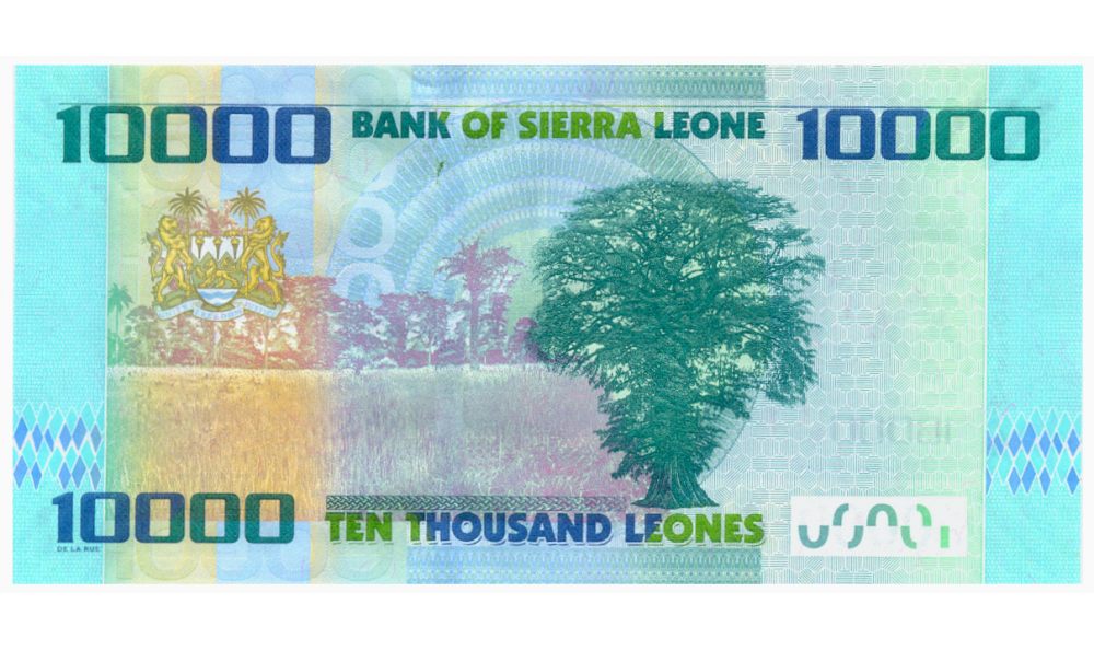 Billete Sierra Leona 10000 Leones 2010-2015  - Numisfila