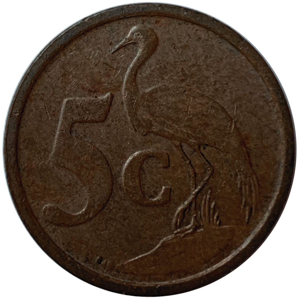 Moneda Sudáfrica 5 Cents 2003  - Numisfila