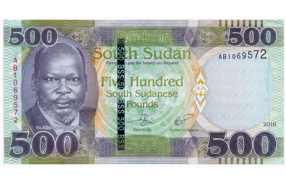 Billete Sudán del Sur 500 Pounds 2018 Río Nilo  - Numisfila