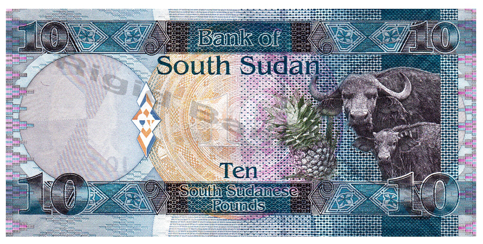 Billete Sudán del Sur 10 Pounds 2011  Dr. John Garang de Mabior   - Numisfila