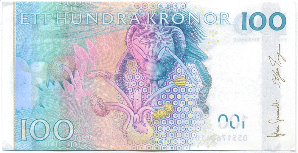 Suecia Billete 100 Kronor 2006/2014 Carlos Linneo  - Numisfila