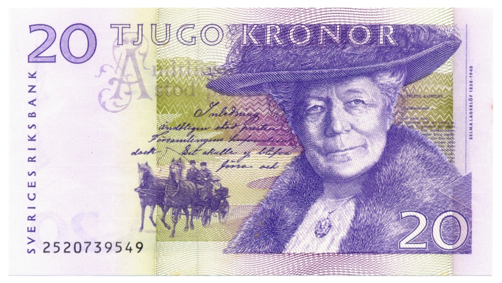 Billete Suecia 20 Kronor 2008  - Numisfila