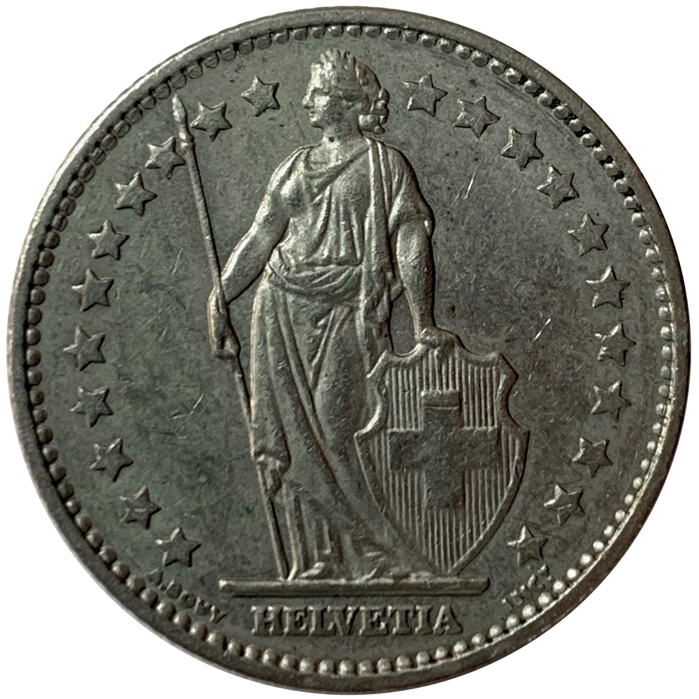 Moneda Suiza 1 Franco 1982  - Numisfila