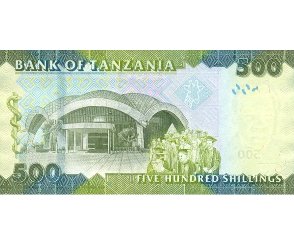 Billete Tanzania 500 Shillings 2010 Abeid Amani Karume  - Numisfila