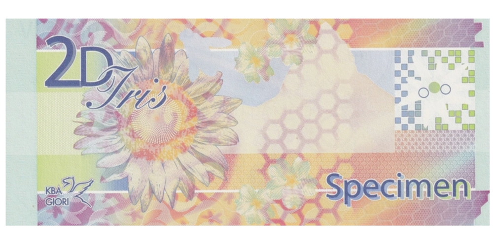 Billete Specimen Thomas De la Rue KBA GIORI 2D - IRIS  - Numisfila