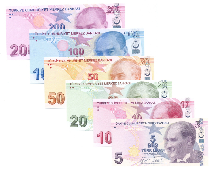 Turquia Set Completo de 6 Billetes Emisión 2020 - Numisfila