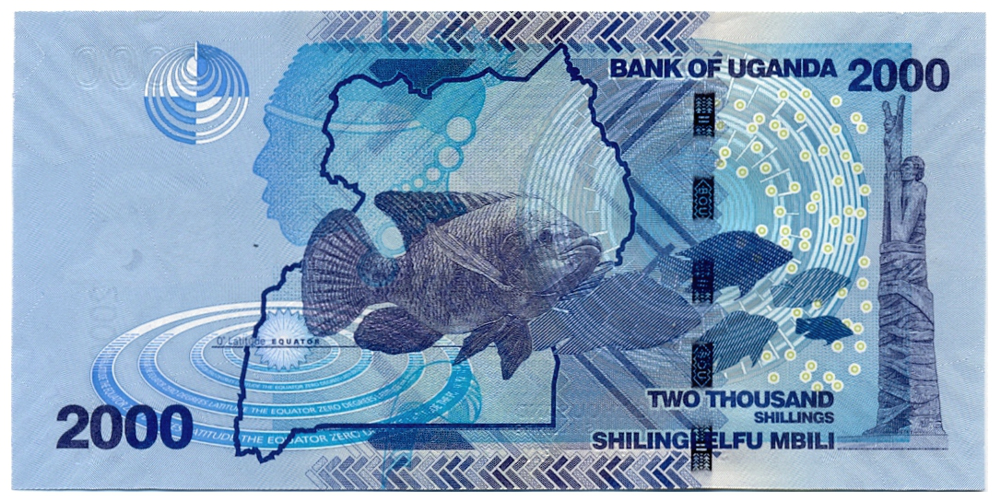 Billete Uganda 2000 Shillings 2019  - Numisfila