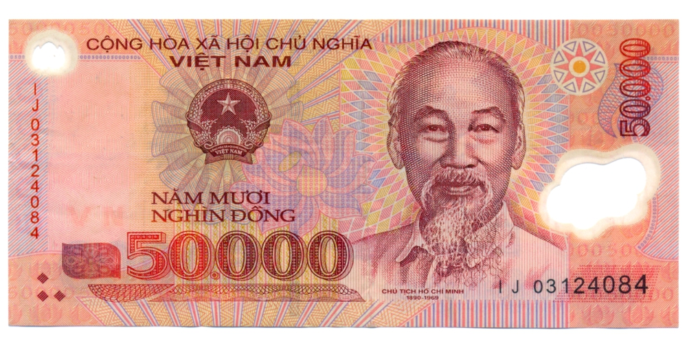 Billete Plástico Vietnam 500000 Dong 2003-2024  - Numisfila