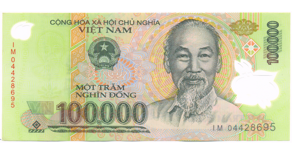 Billete Plastico Vietnam 100.000 Dong 2010 Ho Chí Minh - Numisfila