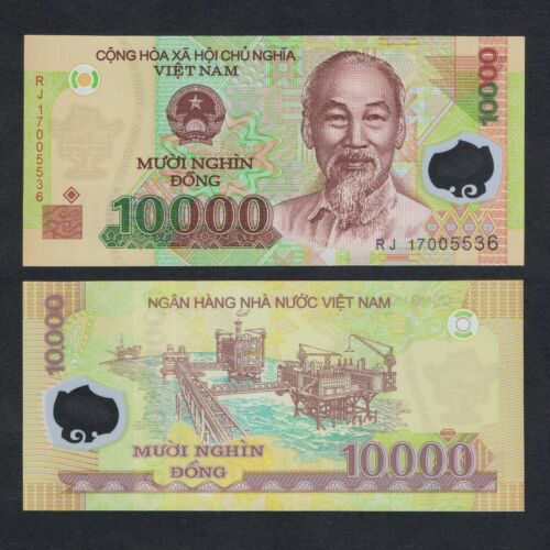 Billete Plastico Vietnam 10.000 Dong 2014  - Numisfila